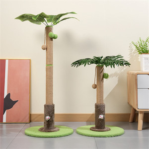 Rascador para <span class=keywords><strong>Gatos</strong></span> Estilo Palmera de Coco con Juguetes Interactivos, Árbol para <span class=keywords><strong>Gatos</strong></span> de Sisal Resistente para <span class=keywords><strong>Gatos</strong></span> de Interior, Torre Rascadora - Product Image 2