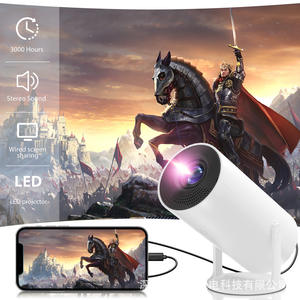 Projecteur intelligent portable GDHM HY3002 Mini 1080P LED/LCD avec Wi-Fi double bande, Android 11, Wi-Fi 6, prise US, pour cinéma maison intelligent intégré - Product Image 6