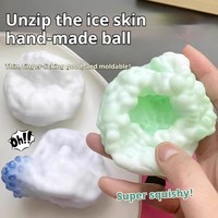 Ballon anti-stress artisanal, sonore, en forme de gâteau de riz glutineux, jouet à presser et décompresser à rebond lent, phénomène viral sur internet