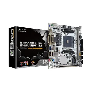 廉价电脑主板B450SD4-ITX-W 2xDDR4插座Am4 AMD处理器游戏主板