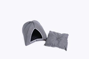 2024 Fabricante logotipo personalizado tela portátil lindos perros y gatos cueva iglú cama Arco Iris invierno Casa de mascotas para viajes en coche - Product Image 2