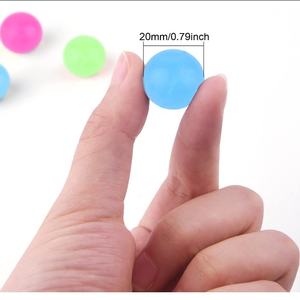 Balles rebondissantes Happy Face, balles rebondissantes en caoutchouc solide, balles rebondissantes en caoutchouc lumineuses - Product Image 4