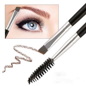 Wholesale Makeup Tool Double End <b>Angled</b> <b>Eyebrow</b> Eyelash <b>Brush</b> <b>Eyebrow</b> Comb Mascara <b>Brush</b> Private Label - Product Image 4