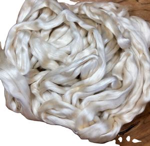 Hilo de Seda de Morera, Fibra Larga, 100% Seda para Teñir y Hilado a Mano - Product Image 3