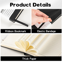 Personnalisation du logo personnalisé pour la couverture de l'ordinateur portable A6 Agenda Planning PU Leather 96 Page Plan Notebook