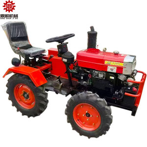 Tractor Pequeño Diésel de 18 HP con Ruedas, Rototiller y <span class=keywords><strong>Arado</strong></span> para Labranza Agrícola y Plantación en Jardines, Precio de Tractor Agrícola - Product Image 4