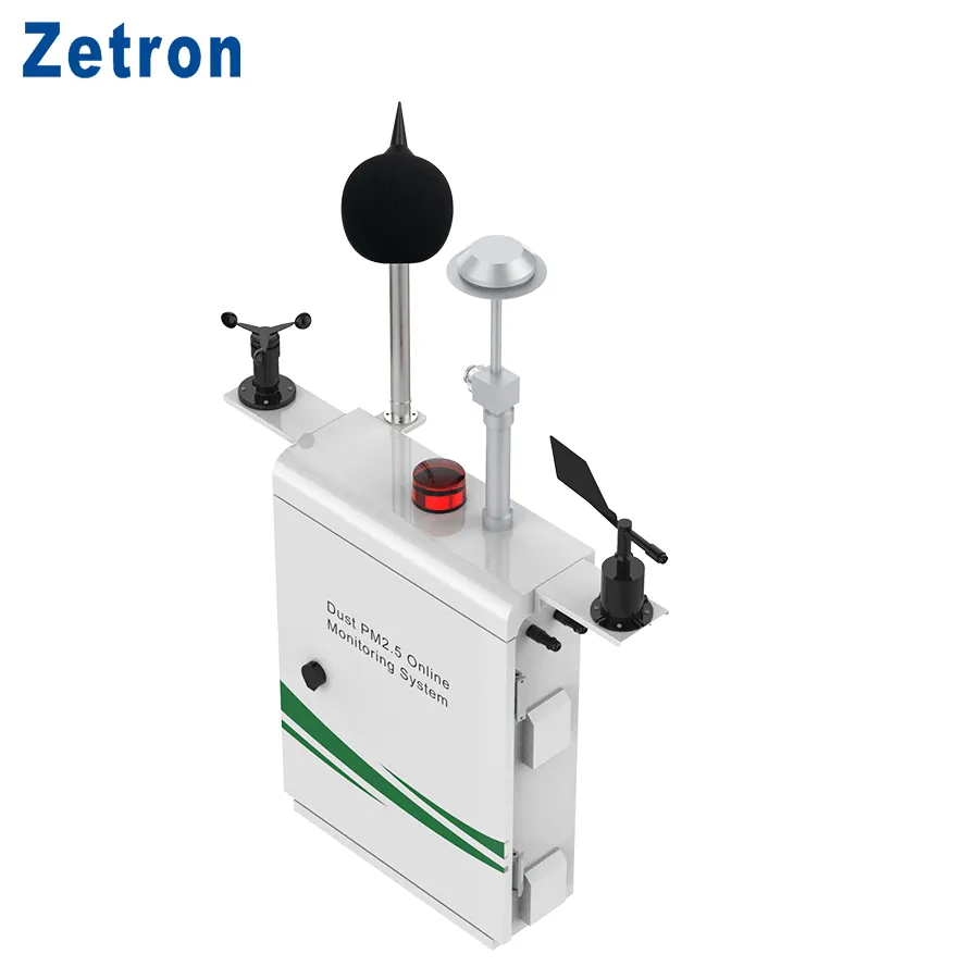 Zetron VOC /O3/ CO/ NO2/ SO2/ PM2.5/ PM10 산업 생산 환경 모니터링을위한 대기 질 모니터 스테이션