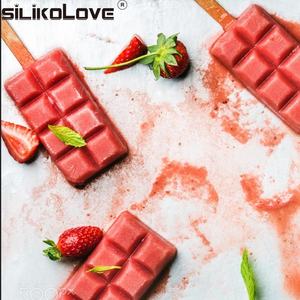 Celosía de silicona con forma de crema de hielo molde casera helado molde hecho a mano DIY hielo lechón molde - Product Image 1