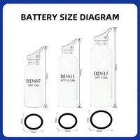 Longue durée de vie étanche 36V 15Ah Lithium Ion Ebike bouteille batterie batterie de vélo électrique