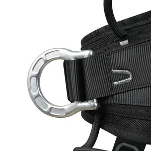 CGLX-Harnais de sécurité noir à cinq points pour spéléologie, escalade, rappel, équipement de protection contre les chutes et de sauvetage - Product Image 3