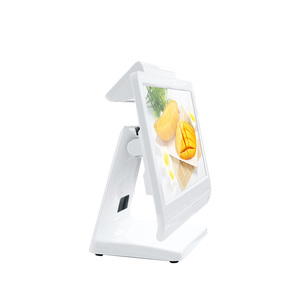 Terminal POS blanco de 15,6 pulgadas con pantalla táctil capacitiva de 10 pulgadas para tienda de juguetes y tienda infantil - Product Image 5