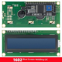 LCD1602 Layar LCD Biru/Hijau dengan Karakter Putih dan Lampu Latar 5V Komunikasi I2C