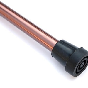 Aluminum Alloy Telescopic <b>Cane</b> Height Adjustable Anti Slip For Elderly Coffee Brown And Black 300 Lb Capacity - Product Image 5