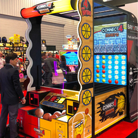 Machine de jeu d'arcade de basket-ball à deux joueurs, à monnayeur, avec jeu Connect 4 et jeu de tir au panier, pour le divertissement des adultes