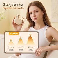 Duale Massageköpfe Mini-Massagepistole Taschenformat Mini-Vibrationsmassagegerät Tragbarer Tiefengewebe-Faszienmassager