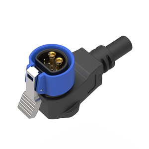 Fabrik preis Große EV-Ladeans chlüsse 6Pin 2 6 Wasserdichte Fahrrad batterie Entladung Kupfer <span class=keywords><strong>Push</strong></span> <span class=keywords><strong>Lock</strong></span> für Ebike für Power - Product Image 5