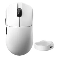 Souris de jeu sans fil SCYROX V6 double mode, taux de polling 8000 Hz, capteur HERO 2, légère, rechargeable, pour PC
