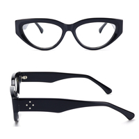 Nouveau design Vente en gros Fabricant de lunettes optiques style œil de chat Montures de lunettes en acétate pour hommes et femmes