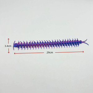 Modèle de centipède imprimé en 3D, ornement de farce avec articulations mobiles - Product Image 2