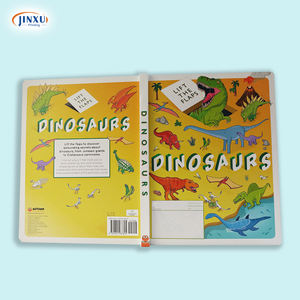 Conception de forme étrange en gros personnalisée, motif pour enfants, service d'impression de livres en carton à rabat en couleur - Product Image 3