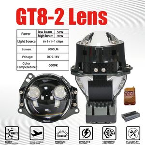90W 9000LM Bi LED Projecteur Phare Haute Puissance A03 GT8-2 Lentille GT8-3 3 Pouces LHD RHD Lentille Bleue pour Véhicules LHD RHD - Product Image 5