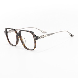 Lunettes de vue épaisses en acétate anti-UV pour hommes et femmes, avec support, monture optique, logo personnalisé, vente en gros Chine - Product Image 3