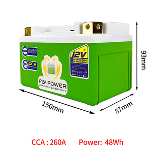Meilleure FLY7S 12V 4Ah <span class=keywords><strong>batterie</strong></span> de démarrage LiFePO4 CCA 260A <span class=keywords><strong>batterie</strong></span> de moto au Lithium BMS intégrée 12V remplacer <span class=keywords><strong>YTZ7S</strong></span> <span class=keywords><strong>YTZ7S</strong></span>-BS - Product Image 4