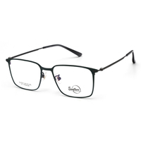 Monture de lunettes en alliage de titane rétro lunettes rondes myopie lunettes hommes femmes titane myopie lunettes montures