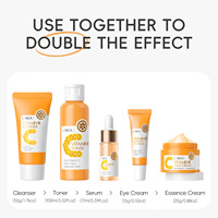 LAIKOU OEM ODM OBM Vente en gros directe usine – Ensemble hydratant de nettoyant, tonique et crème contour des yeux à la vitamine pour enfants et femmes