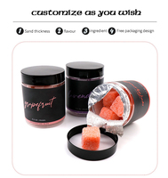 Baume corporel exfoliant naturel et biologique à la lavande, avec particules givrées, anti-oxydant, marque privée OEM 2022