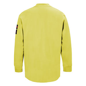 批发100%棉NFPA 2112 / CAT 2工作服阻燃亨利衫长袖针织衬衫 - Product Image 5