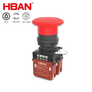 20A Heavy Duty Emergency Stop Button <strong>Push</strong> <strong>Lock</strong> Rotary Switch Stop Switches for Elevator Safety Control Pushbutton 2NO2NC - Product Image 1