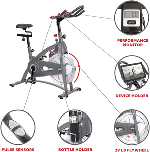 Vélo de spinning magnétique <span class=keywords><strong>K</strong></span>-FIT GSP9120, vente chaude, vélo à transmission par courroie, portable, fitness à domicile, logo personnalisé pour usage professionnel - Product Image 3