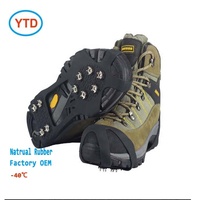Crampons à glace antidérapants réglables YTD pour sports d'hiver, certifiés CE, durables, légers, de haute qualité, option de logo personnalisé
