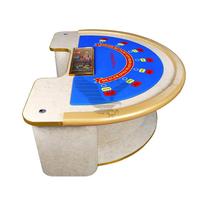 YH Table de blackjack en bois personnalisée Casino Black Jack Table de poker professionnelle Jeux de table de casino de luxe