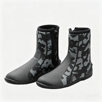 DIVESTAR Bottes de plongée professionnelles personnalisées en néoprène de 5 mm, imperméables, écologiques, thermiques, durables, antidérapantes, unisexes
