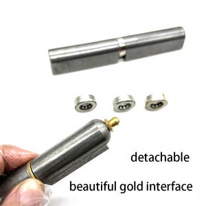 Bisagra de puerta exterior de estilo moderno YPX, puerta de bala de soldadura de cierre suave con pasador de latón y material de acero de buje - Product Image 3