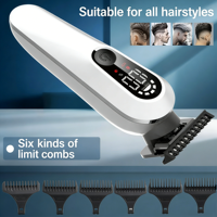 Tondeuse à cheveux électrique à affichage numérique, batterie 1000 mAh, charge en 1 à 3 heures |   Vente en gros transfrontalière pour usage domestique et professionnel en salon