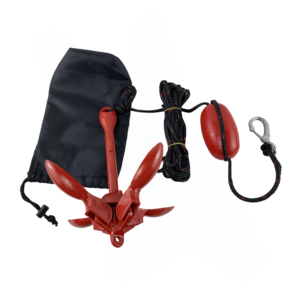 Ancre pliable galvanisée de 1,5 kg pour matériel maritime pour kayak et navigation - Product Image 1