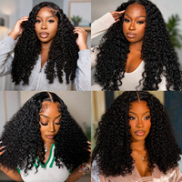 Perruques de cheveux humains naturels ELI avec cuticules alignées, perruque Lace Front bouclée birmane 13x4 HD, perruque de cheveux vietnamiens bruts