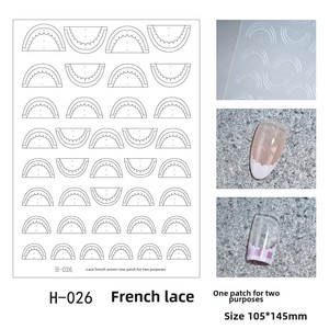Nuevo Adhesivo de Gel para Arte de Uñas con Encaje Francés 3D Totalmente Transparente, Herramienta Auxiliar para Uñas, Gel Adhesivo No Escamoteable para Aplicación por Aplastamiento - Product Image 6