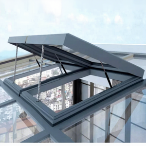 Ventanas de Aluminio Plegables para Sótano, Ahorro de Energía, Claraboya para Ático, Deslizamiento Automático, Trapezoidal, Resistente al Viento - Product Image 1