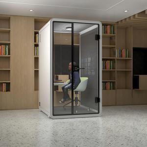 Cabine <span class=keywords><strong>insonorisée</strong></span> moderne et portable extensible pour hôtel, bureau, salon - Cabine acoustique individuelle avec double vitrage - Product Image 1