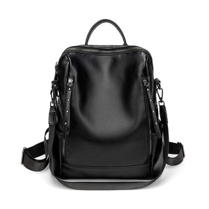 <span class=keywords><strong>Mochila</strong></span> de PU para <span class=keywords><strong>Mujer</strong></span> 2026, con Cierre de <span class=keywords><strong>Cremallera</strong></span>, Moderna, Antirrobo, para Viajes Diarios y Escolares - Product Image 1