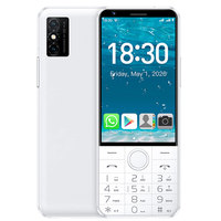 FA358 Smartphone 4G Android 14 Double SIM Clavier Physique T9 4 Go 64 Go Écran Tactile avec WhatsApp et Google Maps
