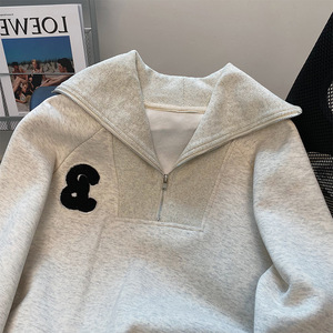 <span class=keywords><strong>Felpa</strong></span> con scritta personalizzata mezza Zip sul <span class=keywords><strong>collo</strong></span> ricamata <span class=keywords><strong>Polo</strong></span> <span class=keywords><strong>felpa</strong></span> <span class=keywords><strong>a</strong></span> <span class=keywords><strong>collo</strong></span> finto con cerniera <span class=keywords><strong>a</strong></span> quarti - Product Image 1