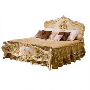 French Victorian Antique Luxury Beds Bedroom Furniture - Product Image 1