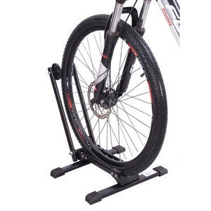 Supporto Pieghevole Portatile per Bicicletta - <span class=keywords><strong>Cavalletto</strong></span> da Parcheggio con Montaggio Anteriore e Posteriore per MTB e Bici da Strada - Product Image 1