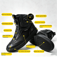 Chaussures de moto professionnelles imperméables |   Boucle pivotante automatique |   Protection certifiée CE |   Solution DDP B2B tout-en-un