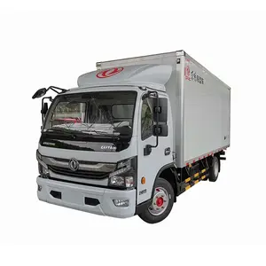 Chinese Good Quality Euro4 4x2 3-5ton Frozen Food Transport Van Truck truck cargo refrigerator